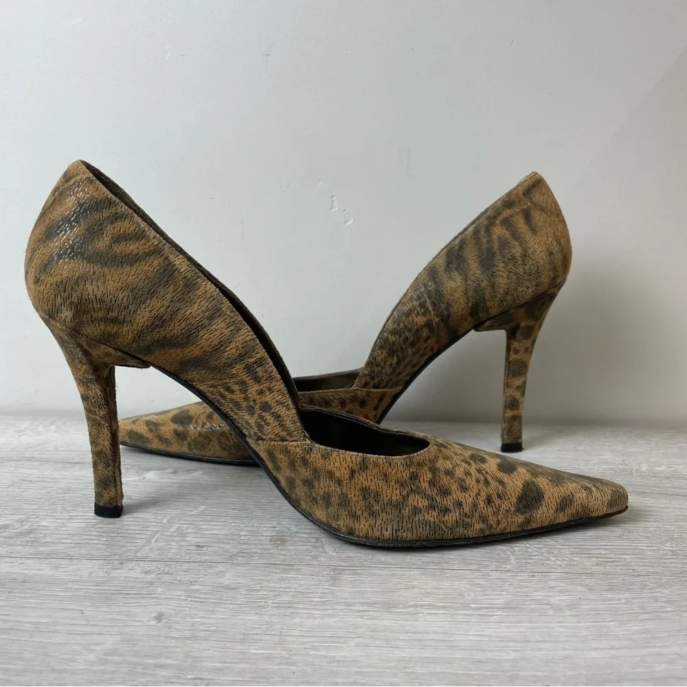 Stuart Weitzman Stiletto Animal Print Heels Size 8